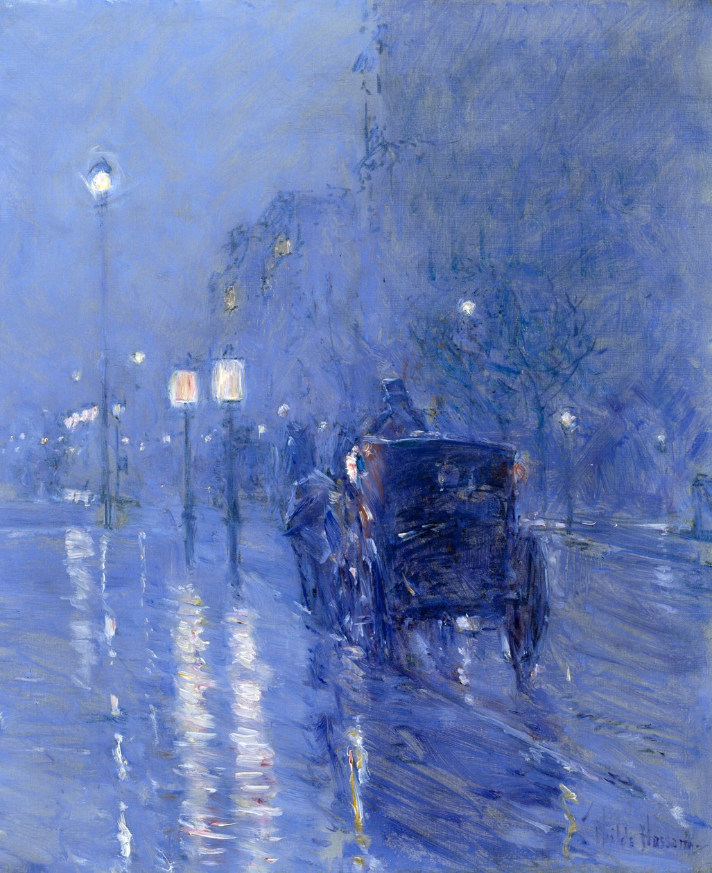 Yağmurlu Gece Yarısı, 1890