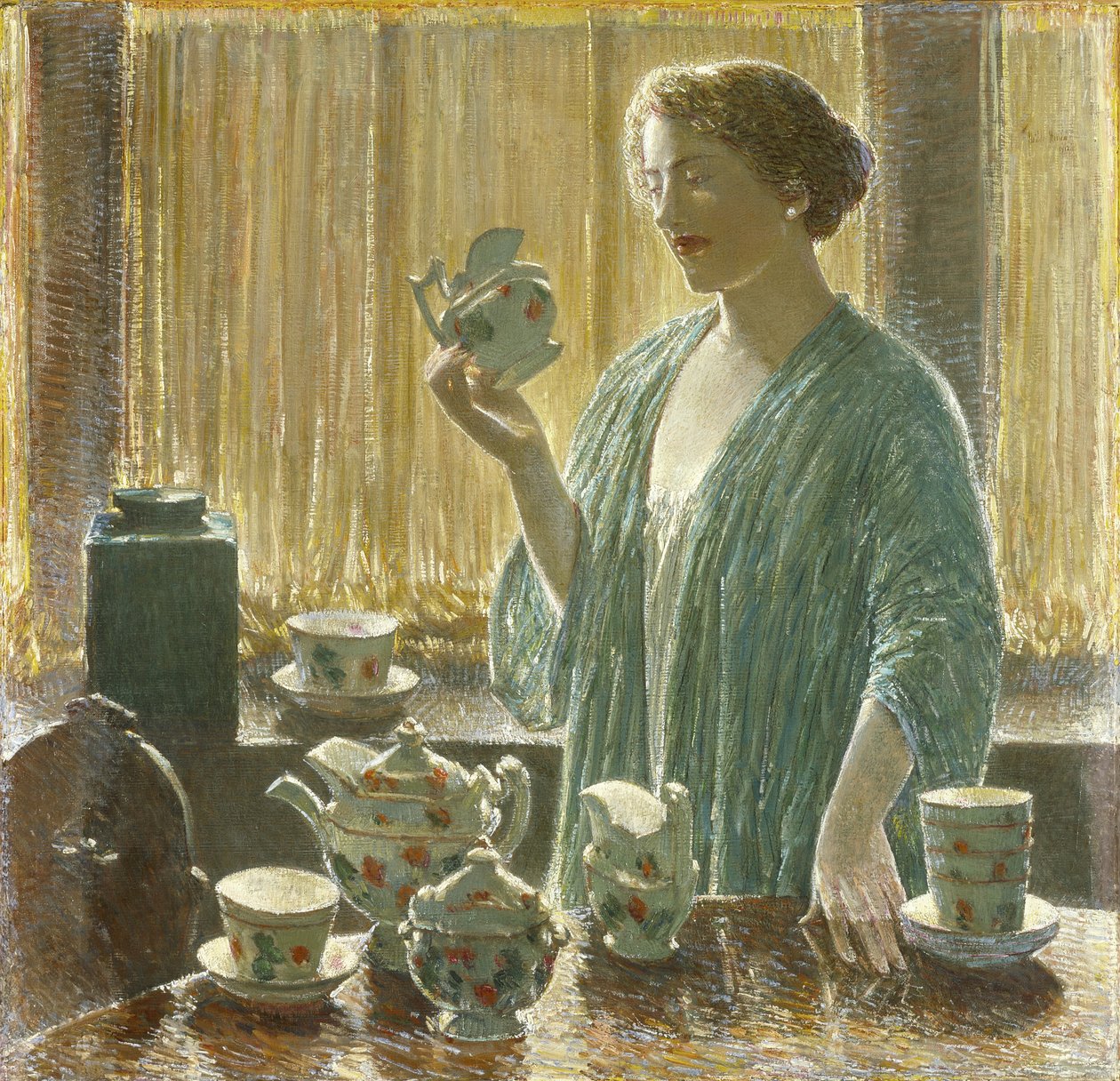 Çilek Çay Seti by Childe Frederick Hassam
