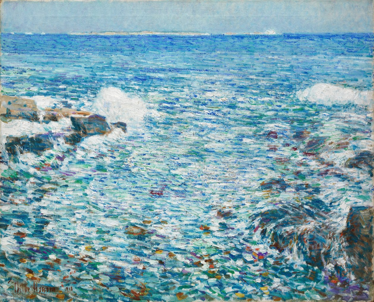 Sörf, Shoals Adaları by Childe Frederick Hassam