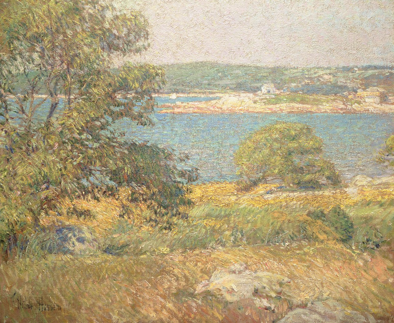 Ten Pound Adası, c.1896-99 (tuval üzerine yağlı boya) by Childe Frederick Hassam