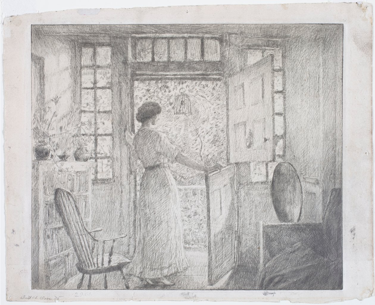 Hollandalı Kapı by Childe Frederick Hassam