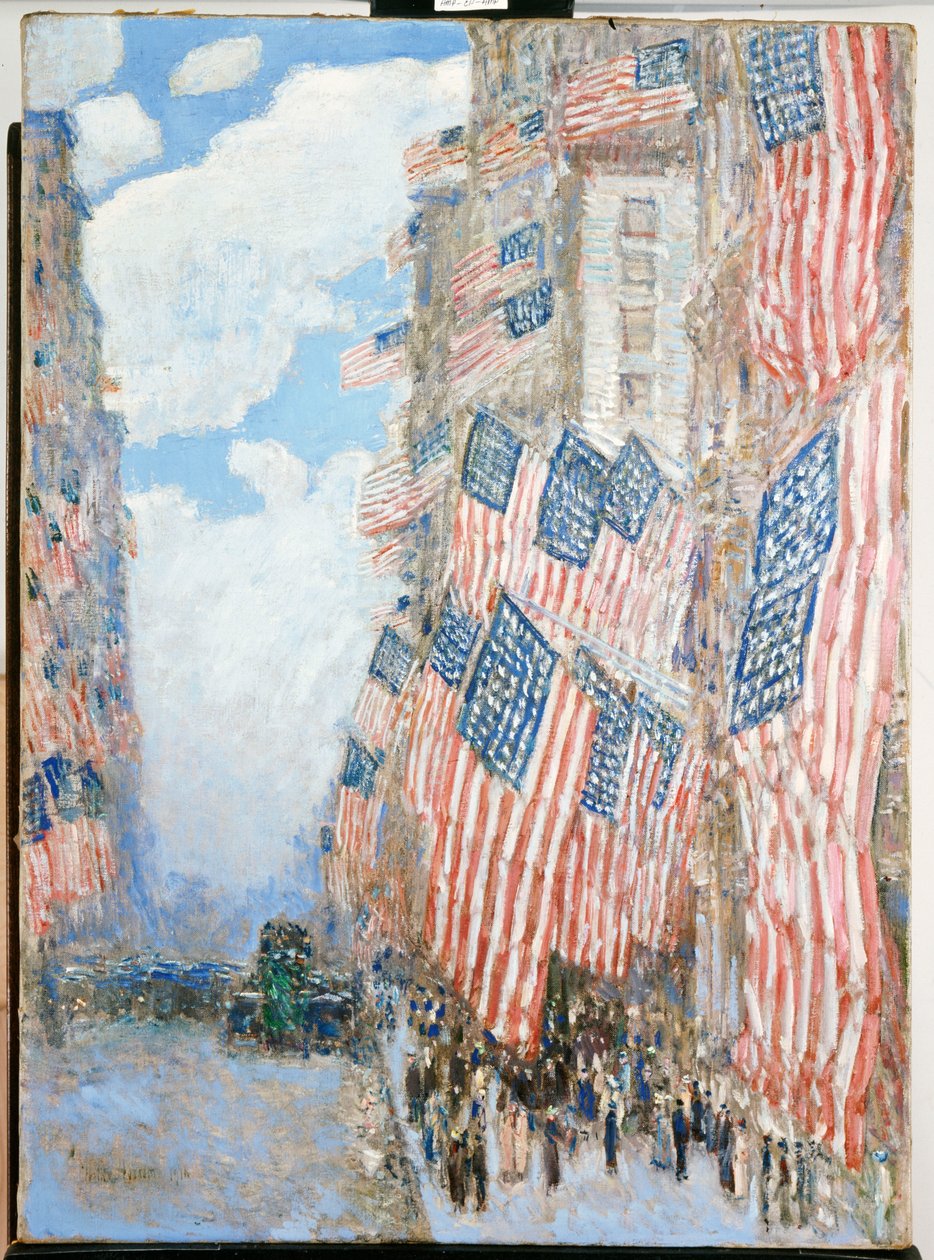 Temmuzun dördü by Childe Frederick Hassam