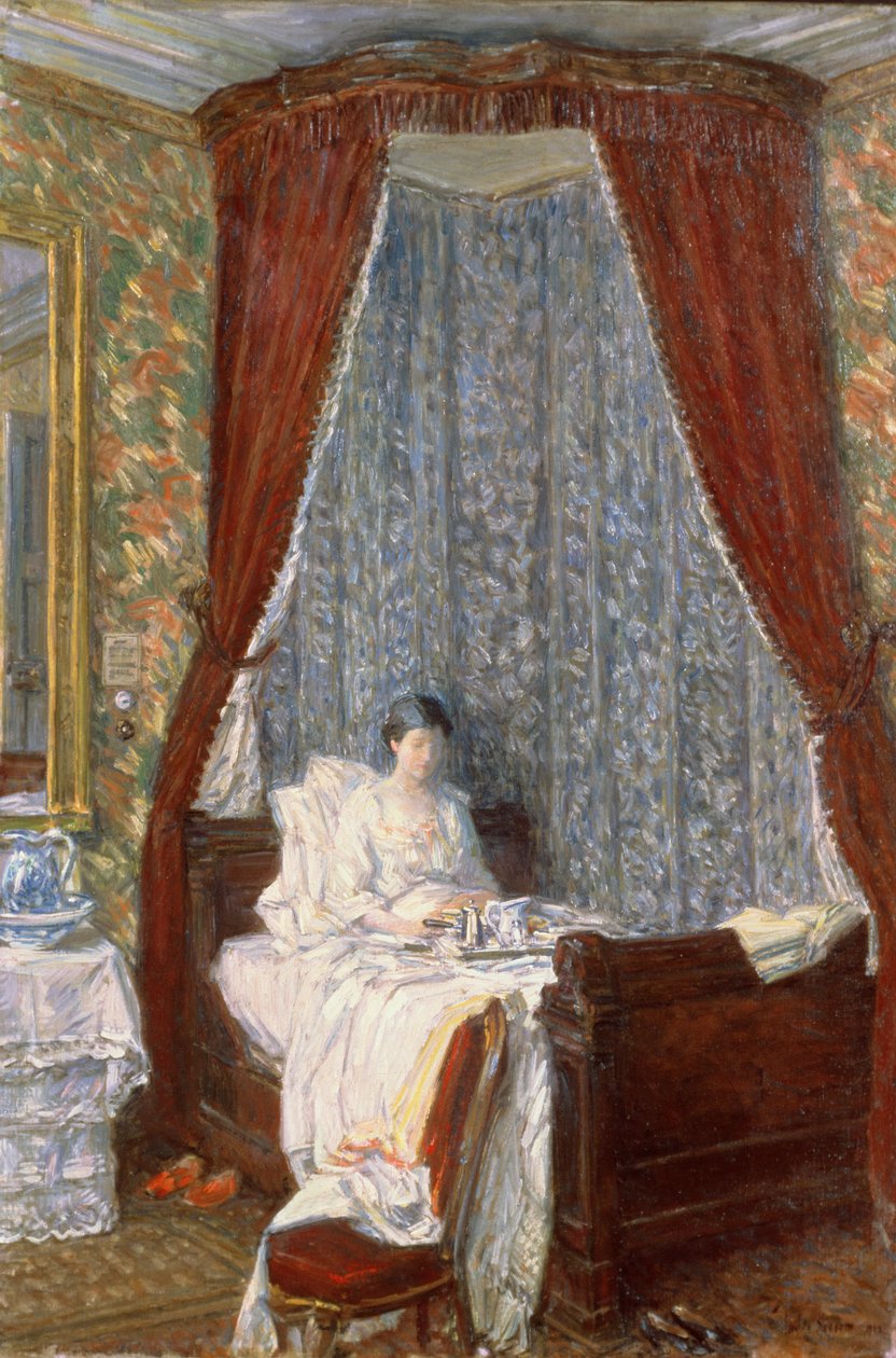 Fransız Kahvaltısı by Childe Frederick Hassam