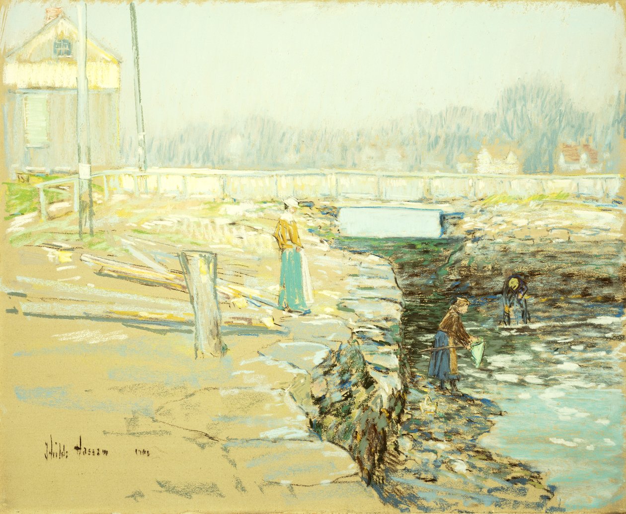 Değirmen Barajı, Cos Cob by Childe Frederick Hassam