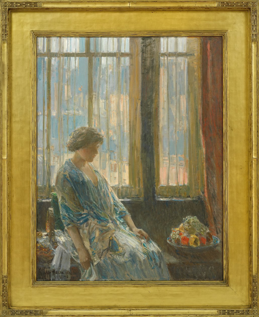 New York Penceresi by Childe Frederick Hassam