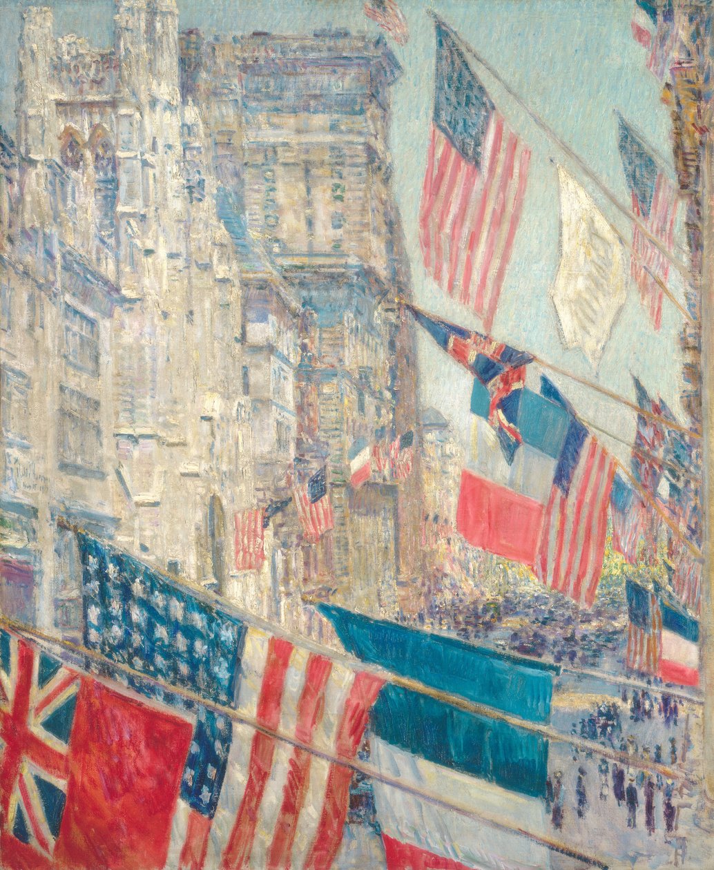 Müttefikler Günü, Mayıs 1917 by Childe Hassam