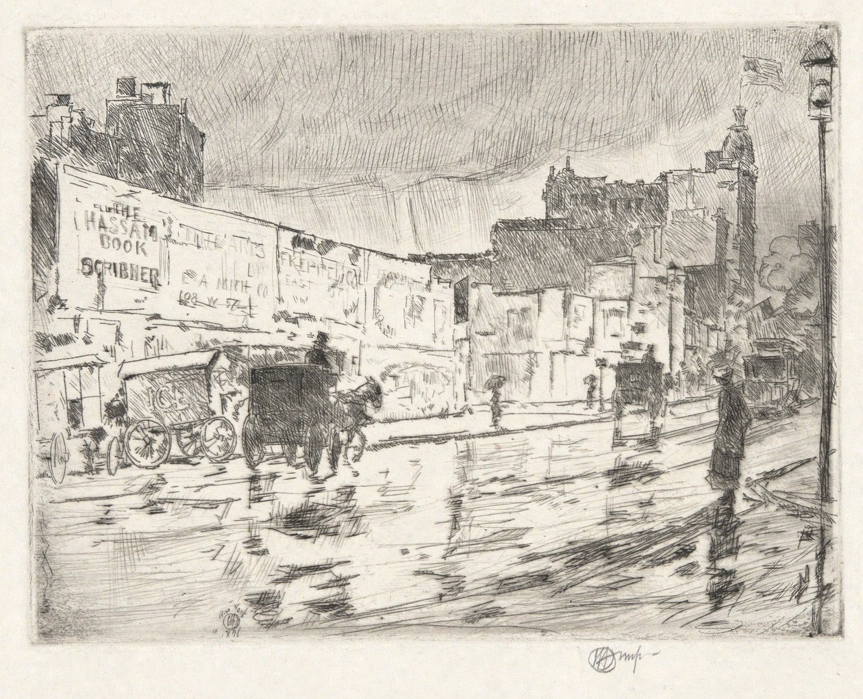 reklam panoları by Childe Hassam
