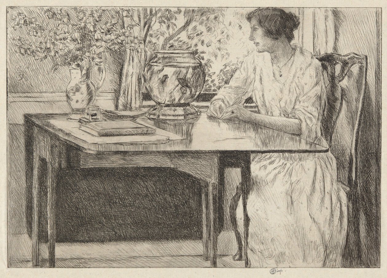 Koloni Masası, Cos Cob, 1915 by Childe Hassam