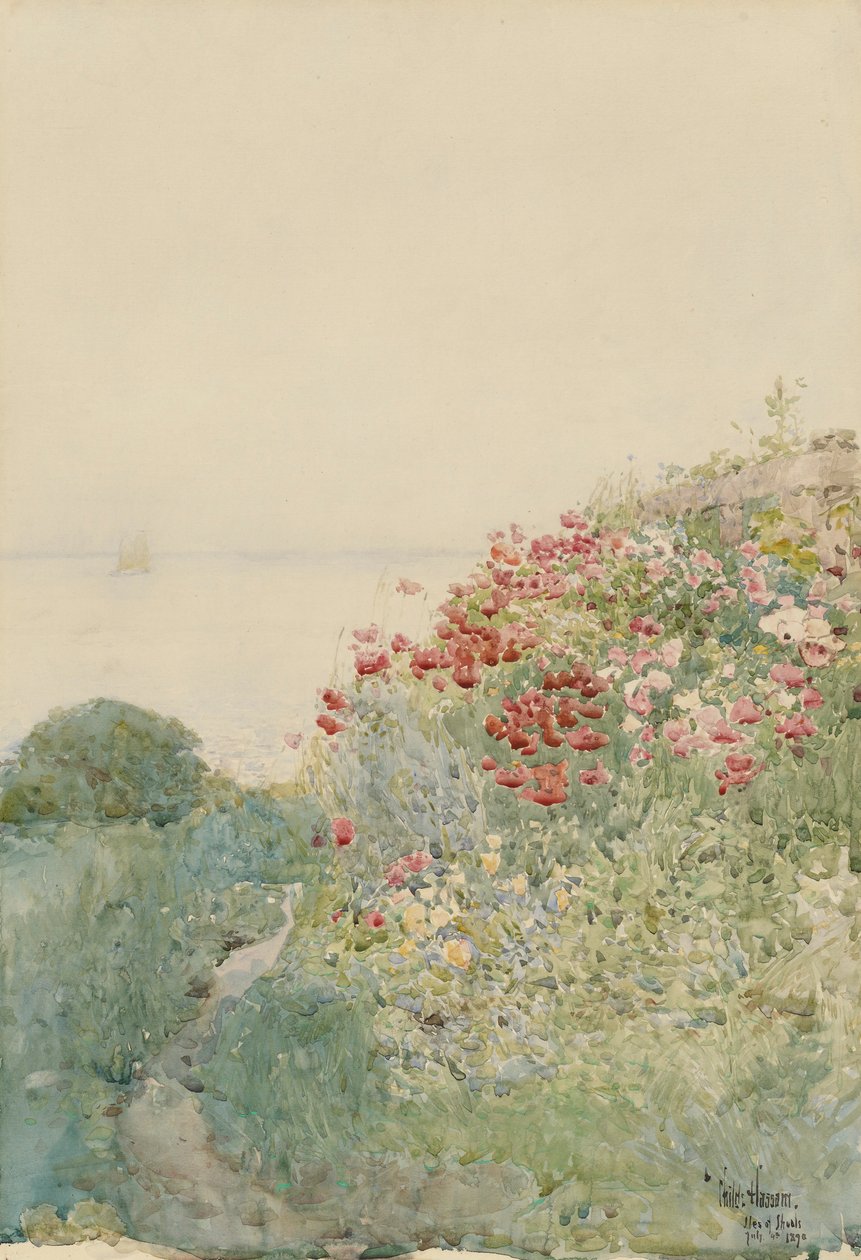Haşhaş Tarlası, Shoals Adaları by Childe Hassam