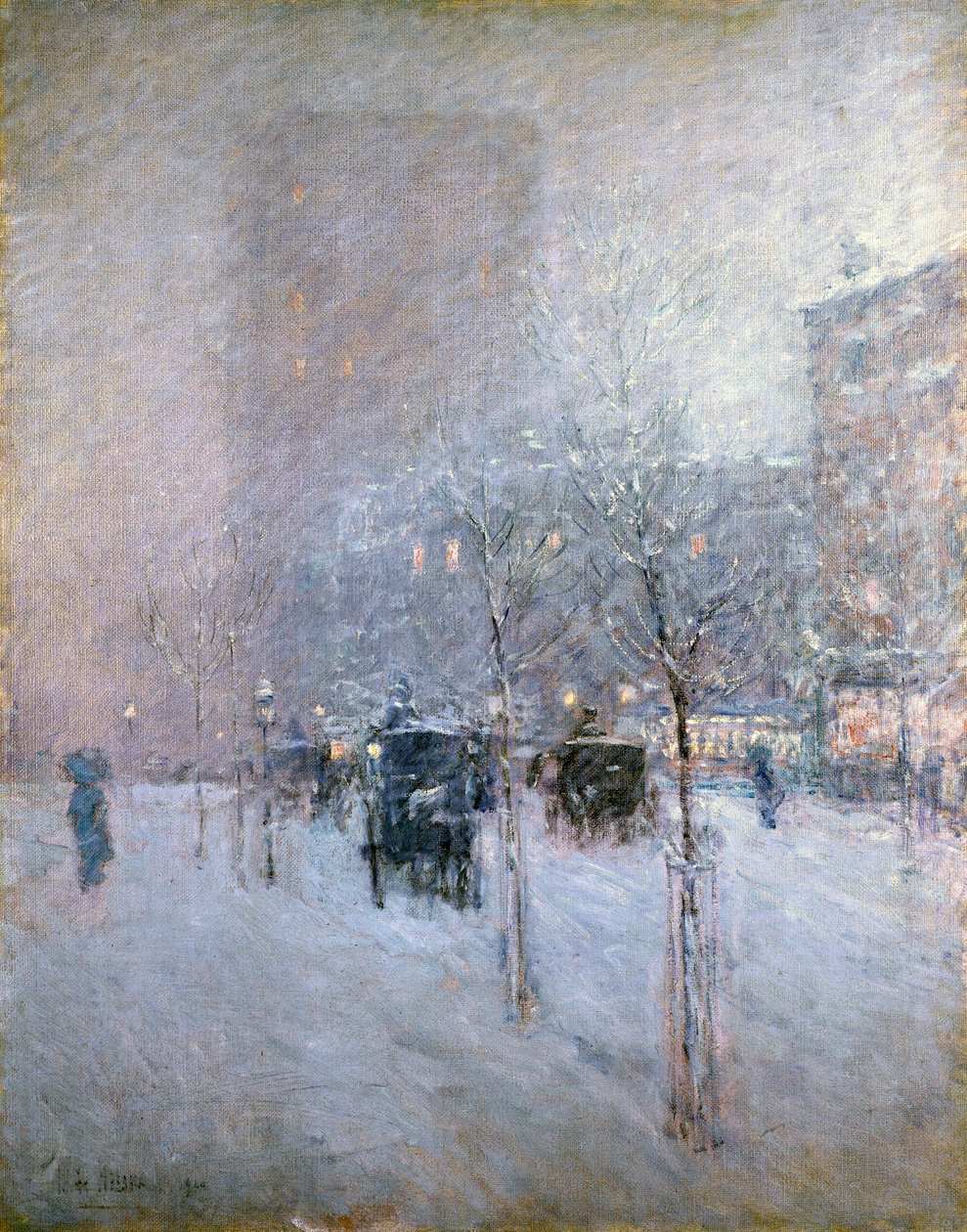 Öğleden Sonra, New York, Kış, 1900 by Childe Hassam