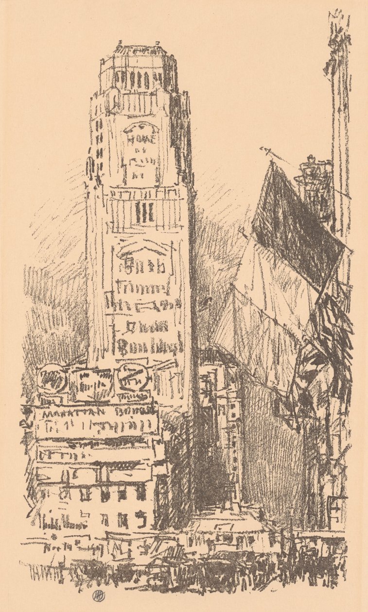 New York Buketi by Childe Hassam