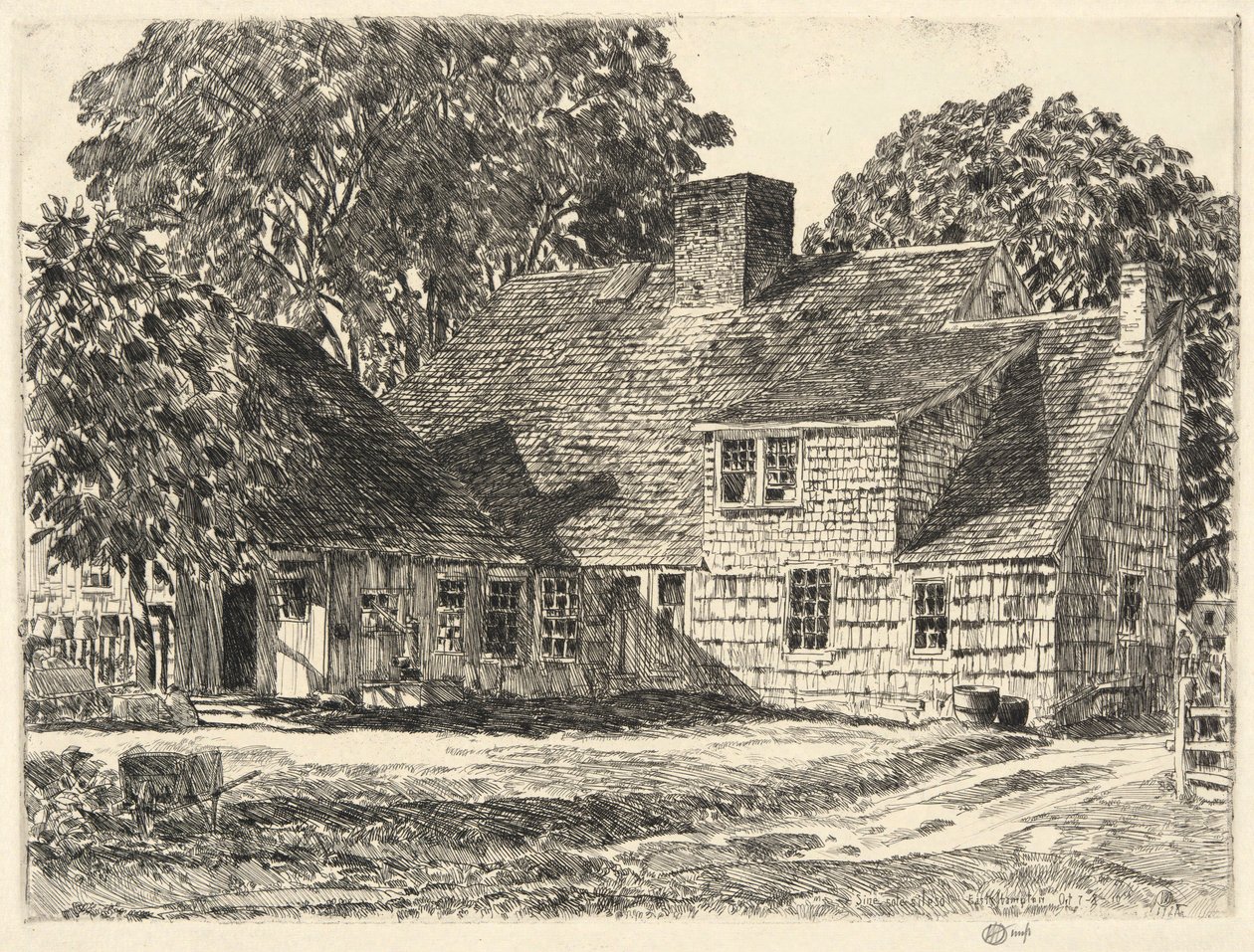 Eski Dominy Evi, Easthampton by Childe Hassam
