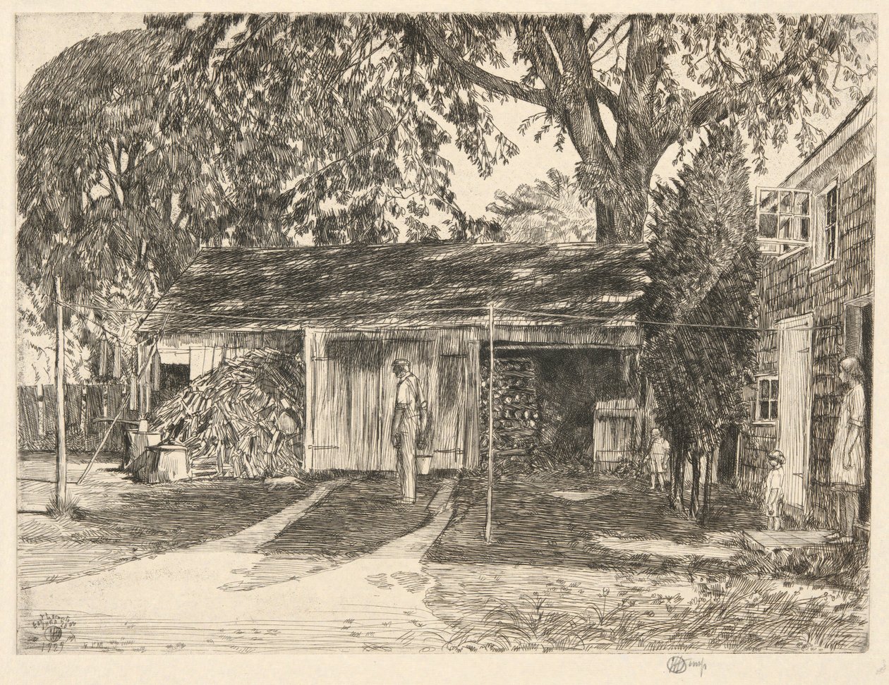 Eski Odunluk, Easthampton, 1929 by Childe Hassam