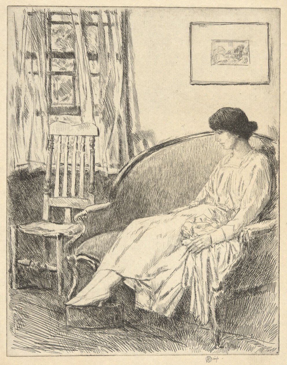 Açık pencere by Childe Hassam