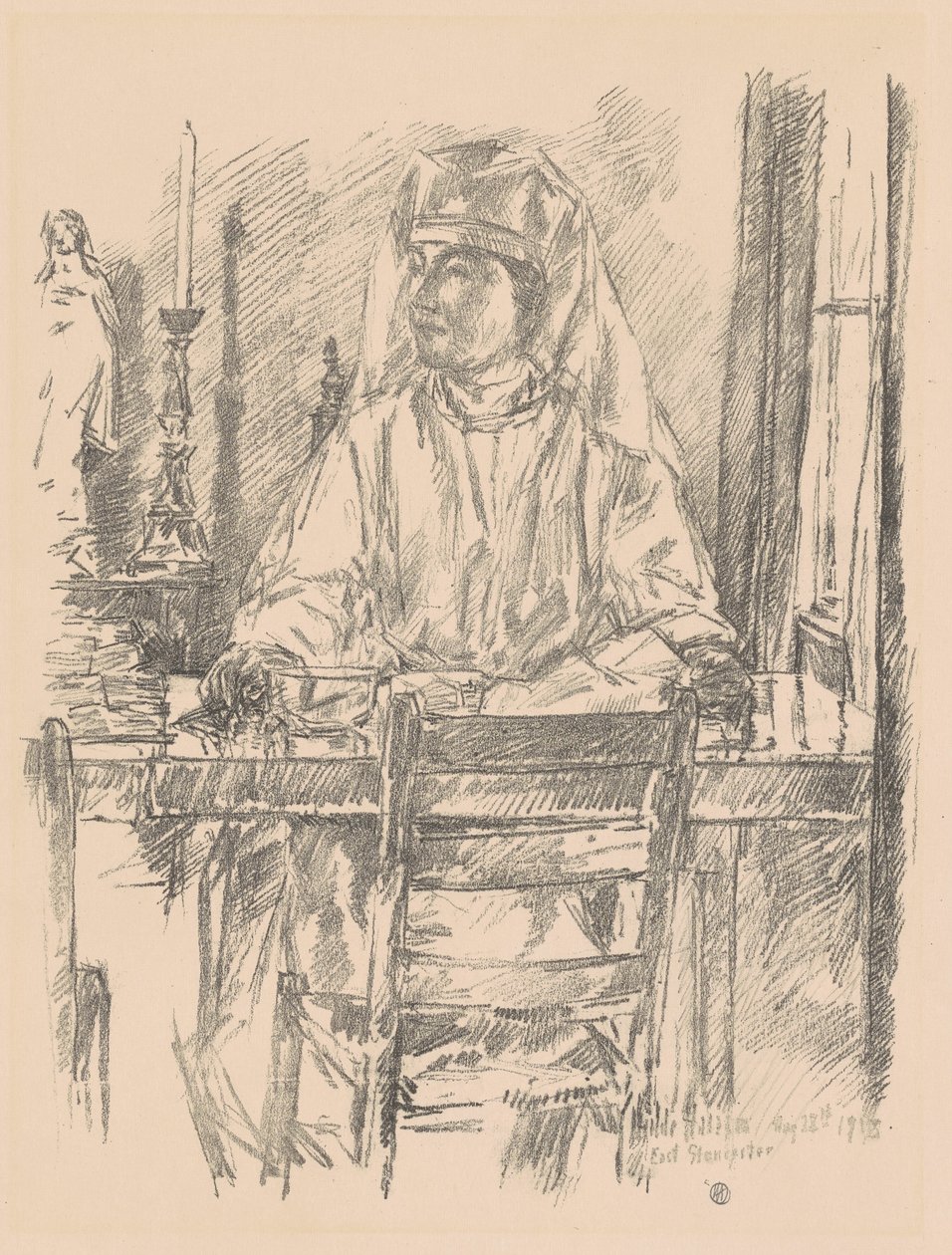 Kızıl Haç Hemşiresi by Childe Hassam