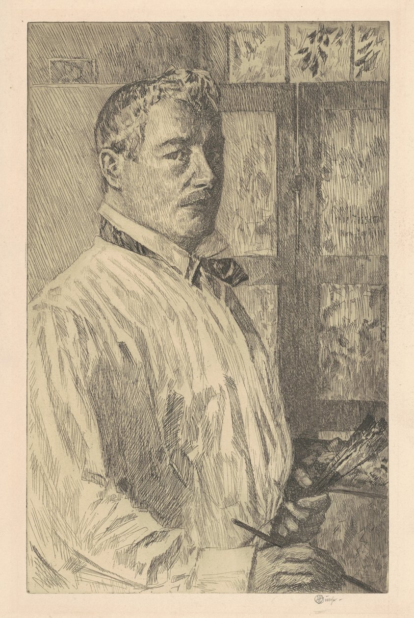 Otoportre by Childe Hassam