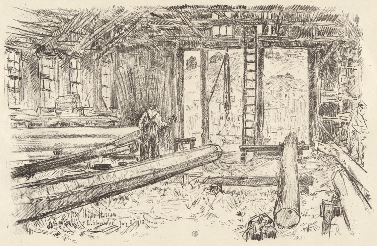 Spar Dükkanı by Childe Hassam