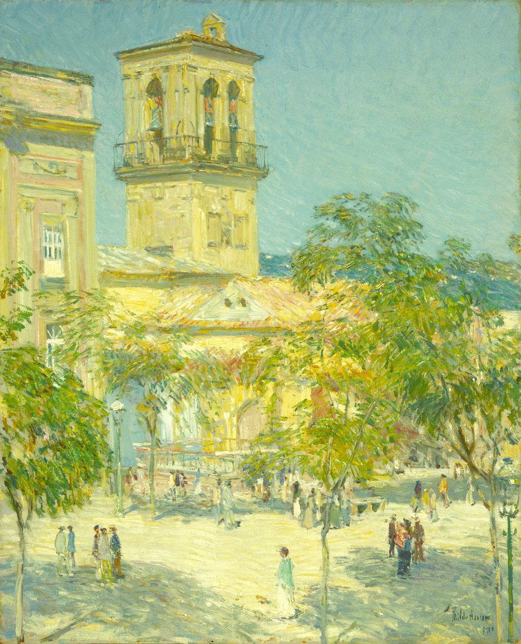 Büyük Kaptanın Sokağı, Córdoba by Childe Hassam