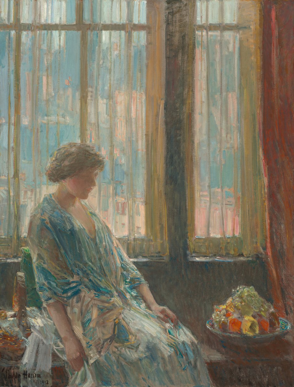 New York Penceresi by Childe Hassam
