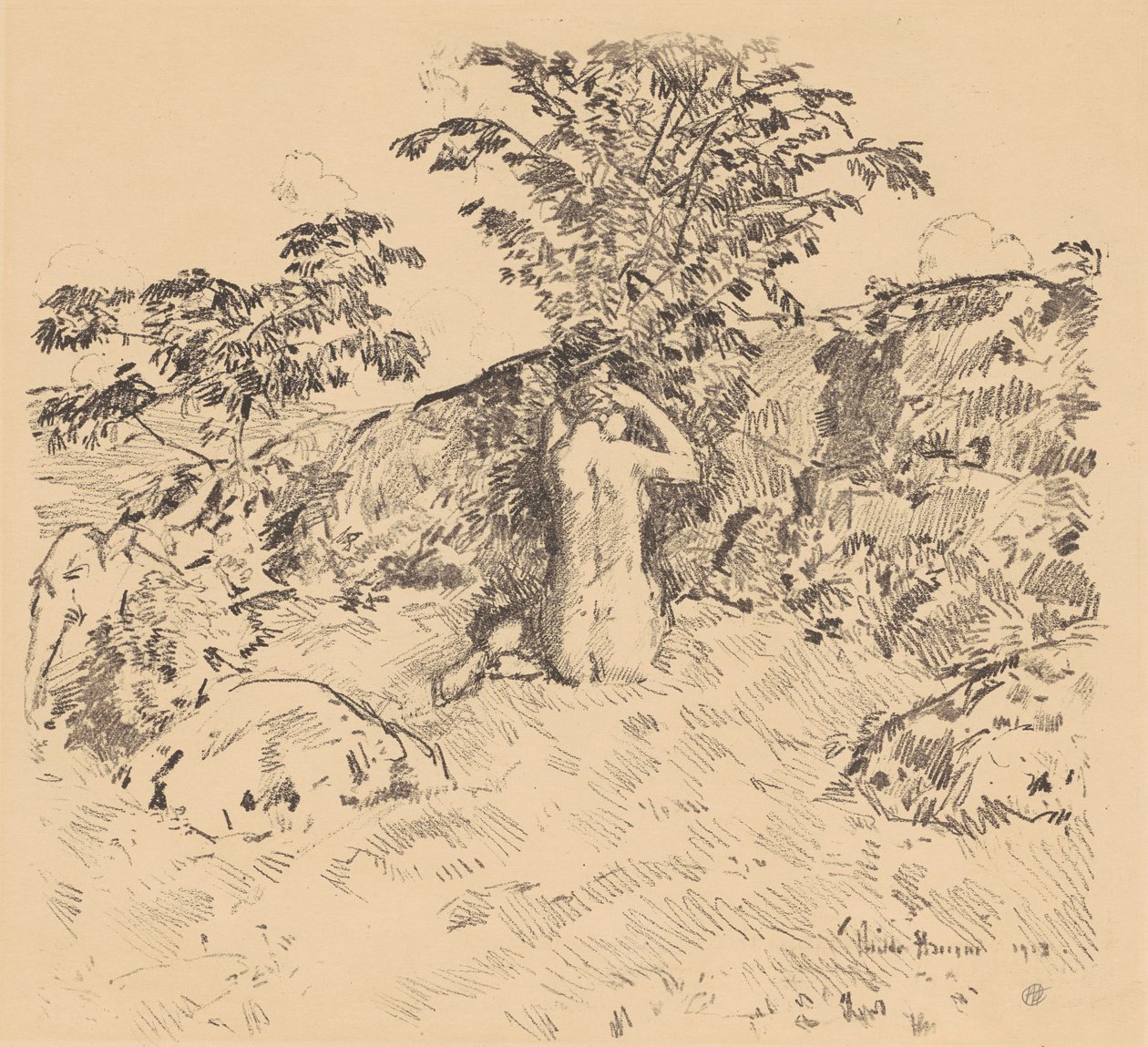 Yabani Kiraz Ağacı by Childe Hassam