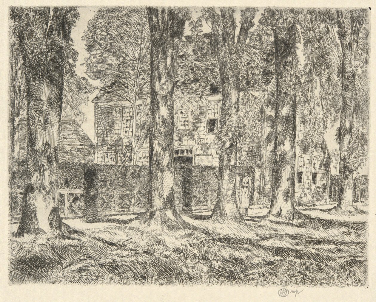 Karaağaç Köyü, 1923 by Childe Hassam