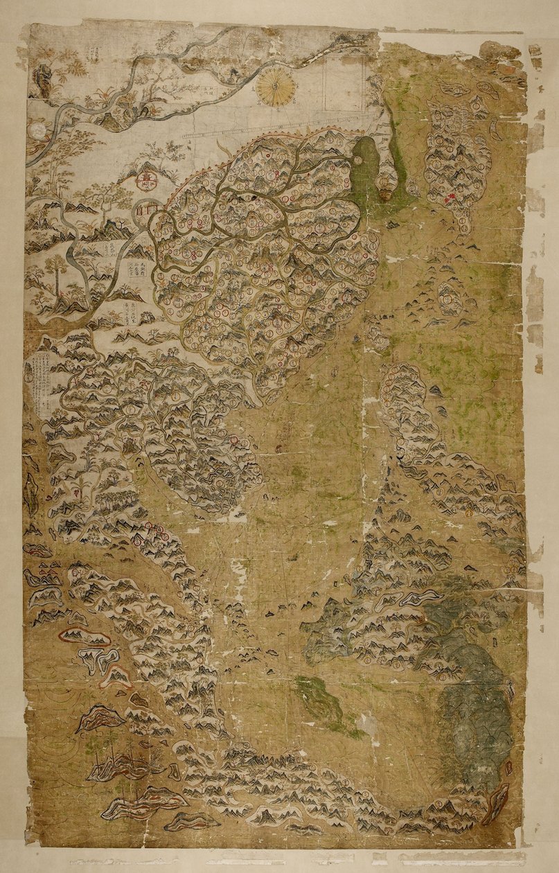 Çin Selden Haritası by Chinese Master