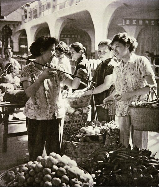 Çin pazarı, Şanghay by Chinese Photographer