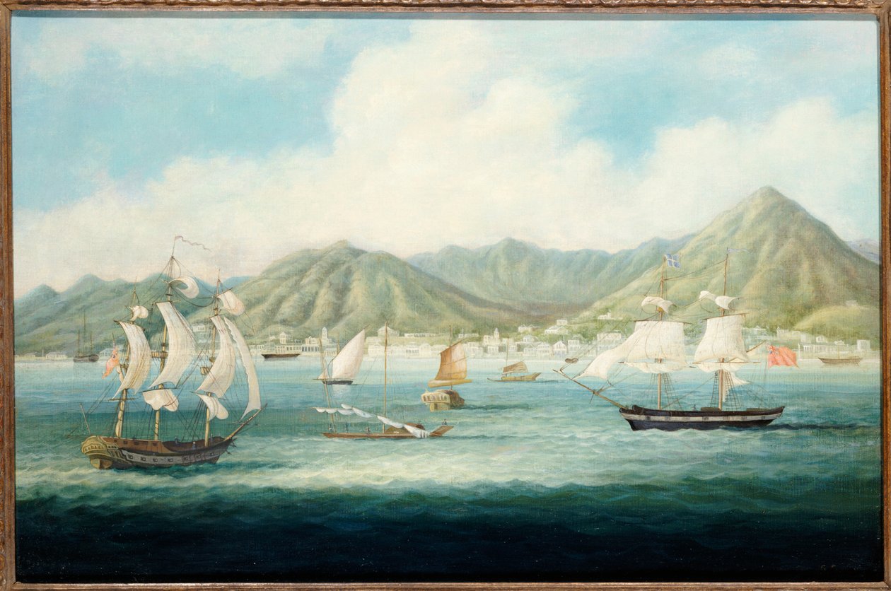 İngiliz Gemileri ve Diğer Gemilerle Victoria, Hong Kong