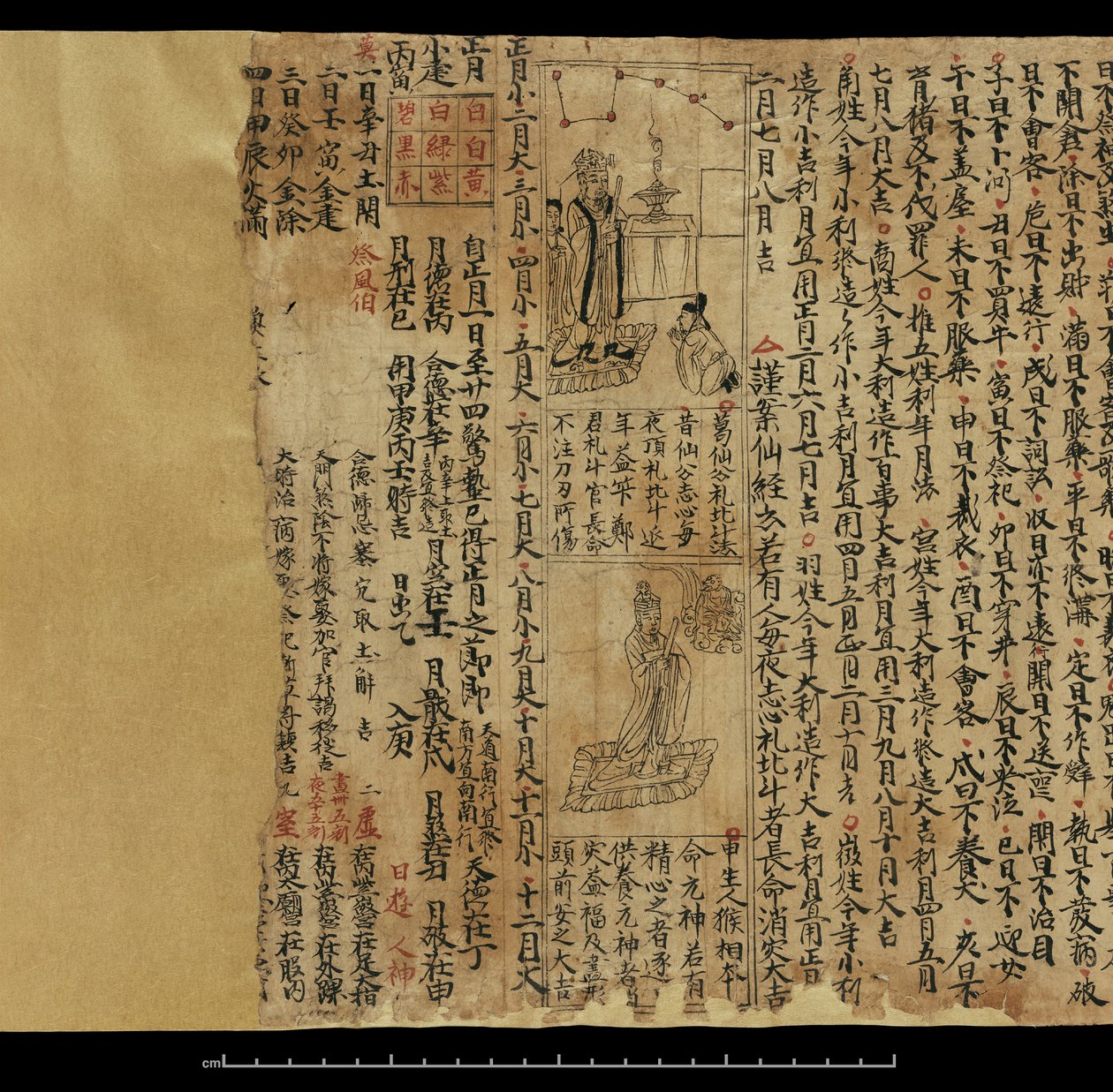 Almanak, Dunhuang Mogao (kağıt üzerine mürekkep) by Chinese School