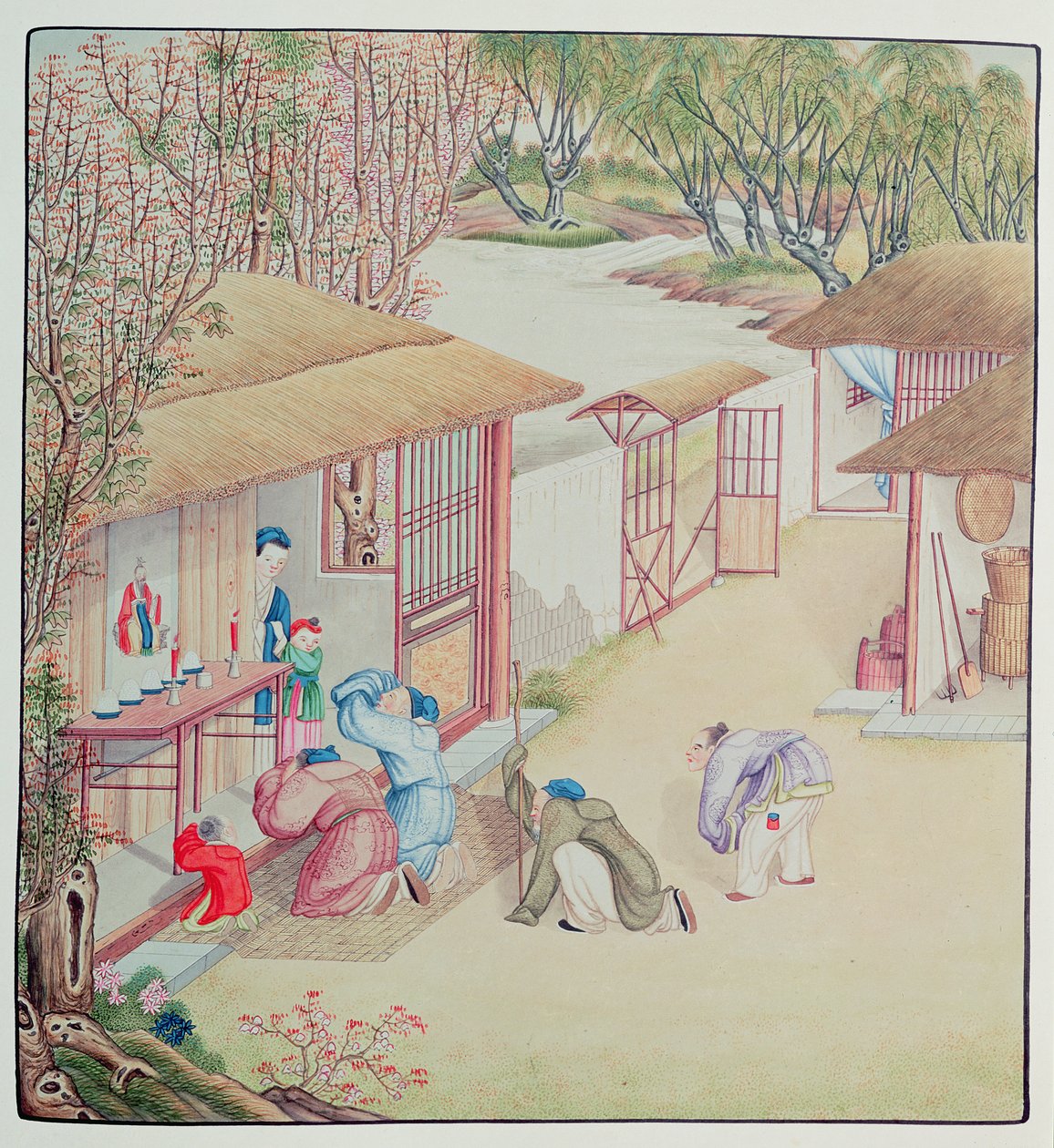 bağlılık sahnesi by Chinese School