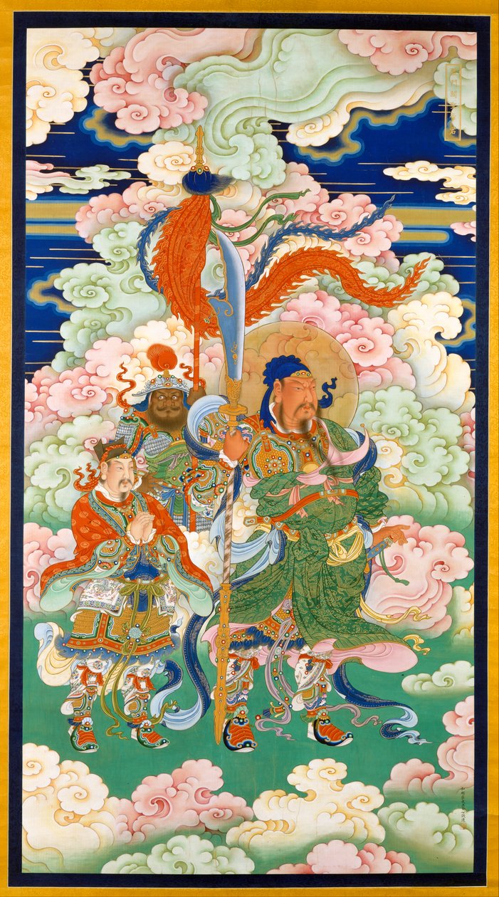 İmparator Guan, Asma Parşömen, c.1700 by Chinese School