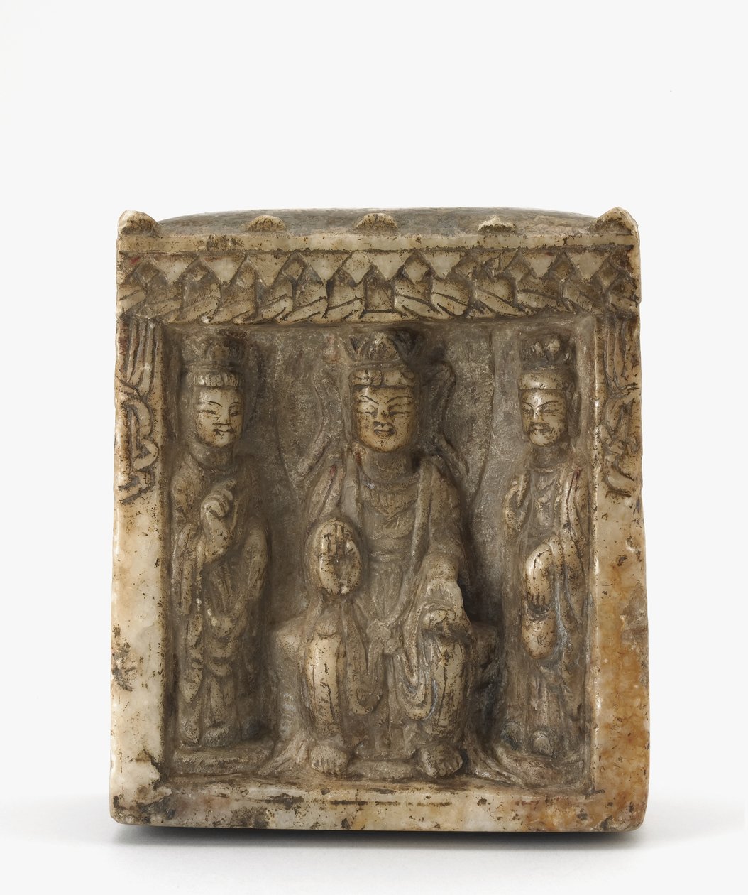 Dört kenarlı minyatür stel, muhtemelen Batı Wei hanedanı, c.550 by Chinese School