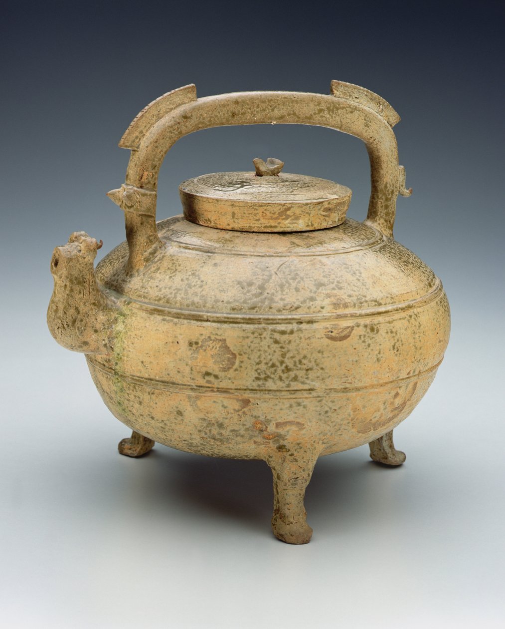 Sırlı çanak çömlek, Savaşan Devletler dönemi, MÖ 1027-220 (seramik) by Chinese School