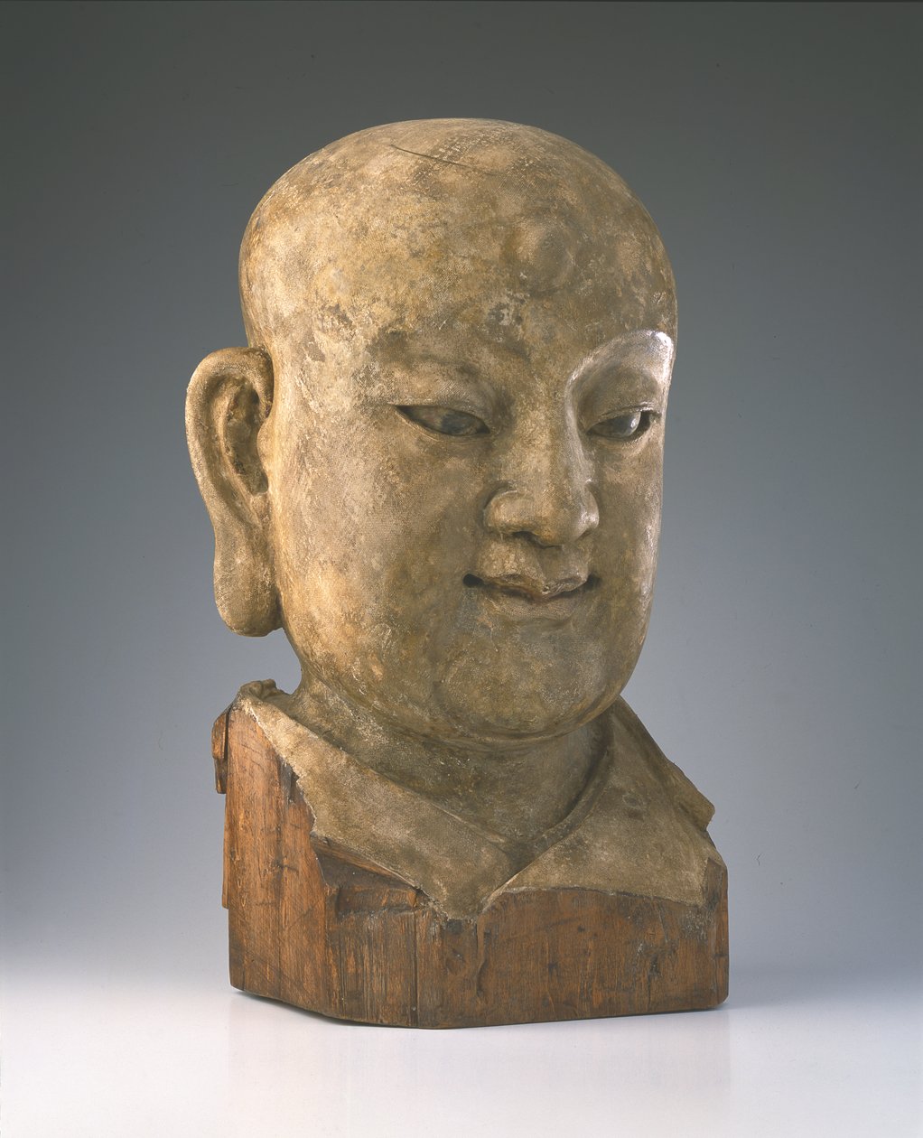 Bir louhan Başkanı, Yuan hanedanı (ahşap) by Chinese School