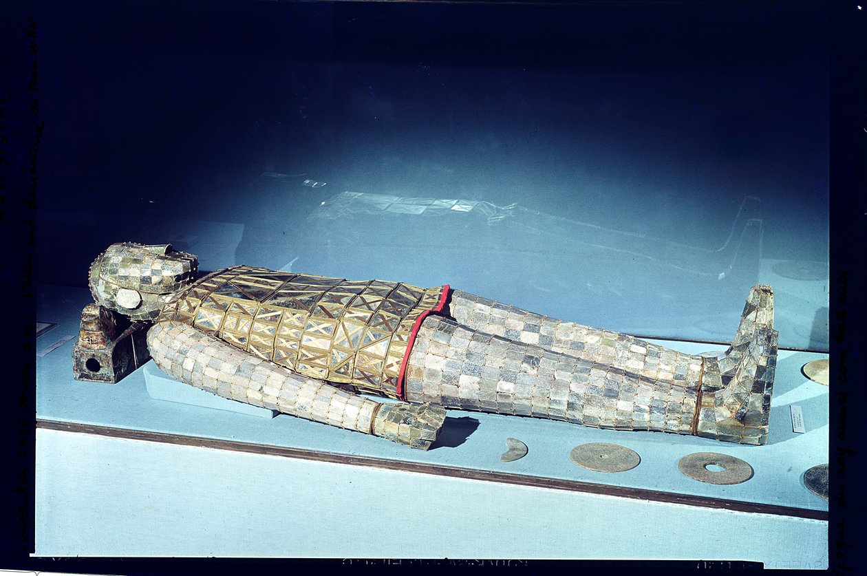 Jade burial suit, from the tomb of Princess Tou Wan, wife of Liu Sheng (d.113 BC) from Lingshang, Man-ch