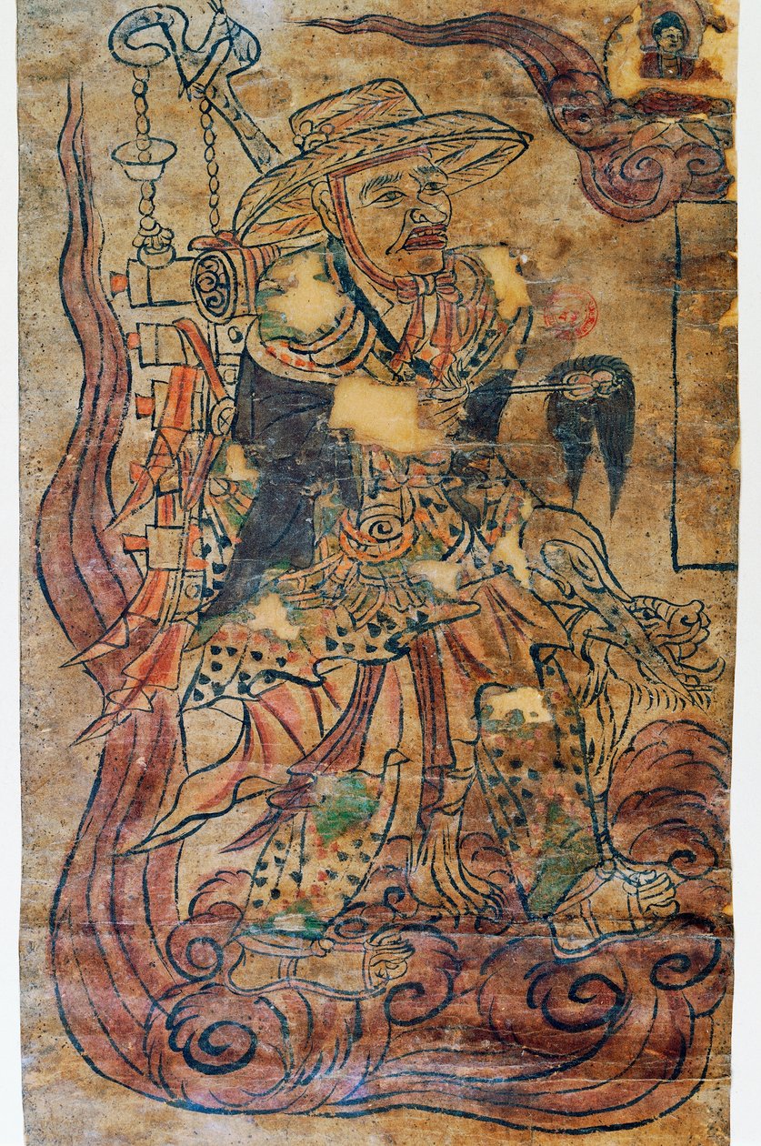 Hacı keşiş, minyatür, Dunhuang, Çin uygarlığı, 9. yüzyıl by Chinese School