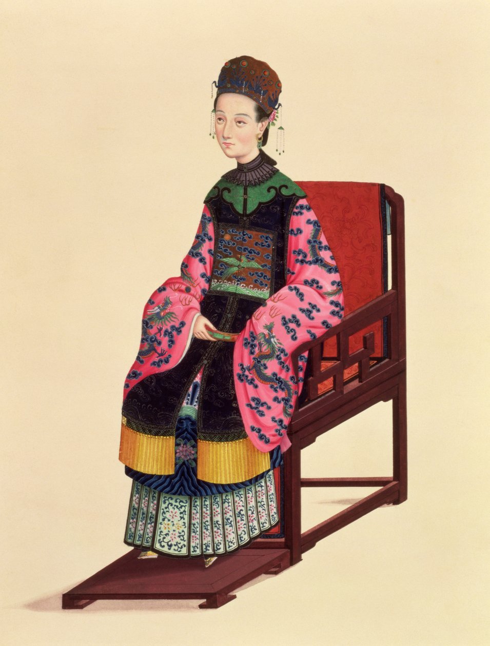 Tatar Kadın Portresi (wc) by Chinese School