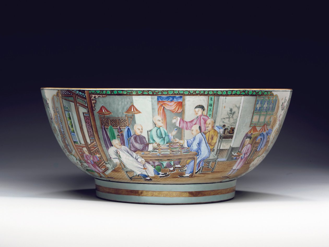 Nadir ve devasa yumruk kase, c.1775 by Chinese School