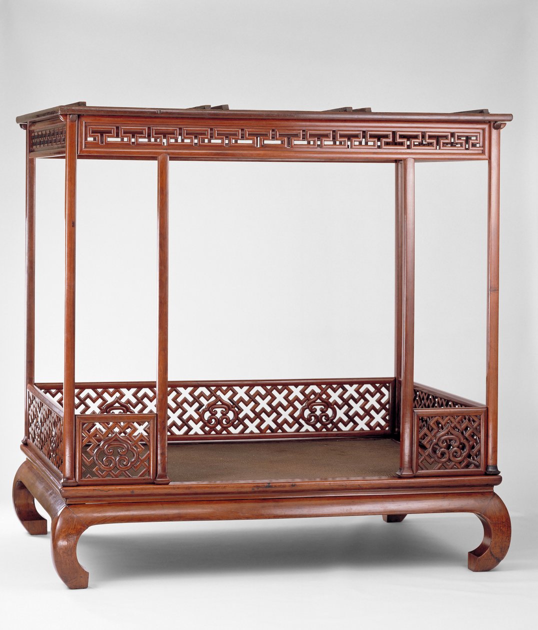 Altı Direkli Kanopi Yatak, Ming Hanedanlığı (ahşap) by Chinese School