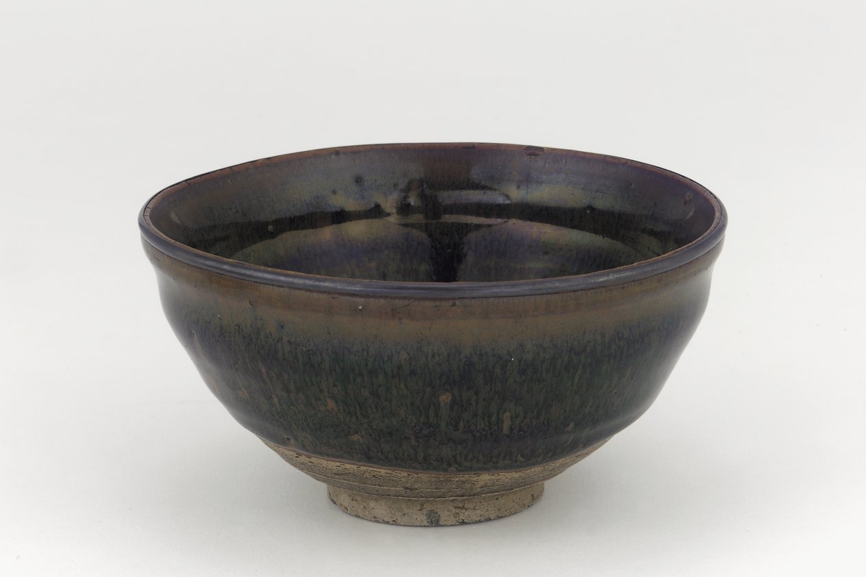 Jian eşya tarzında çay kasesi, Nanping, Fujian eyaleti, Güney Song veya Yuan hanedanı, 13.-14. yüzyıl (seramik) by Chinese School