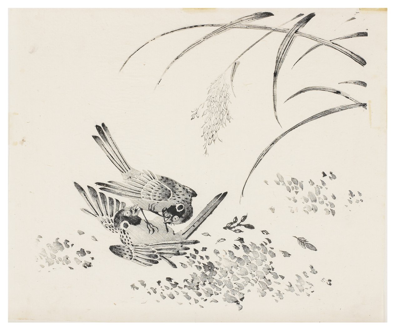 On Bambu Serisi, 18. yüzyıl by Chinese School