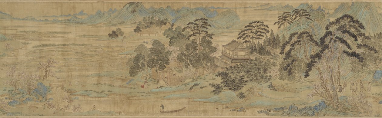 Şeftali Çiçeği Baharı, geç Ming by Chinese School