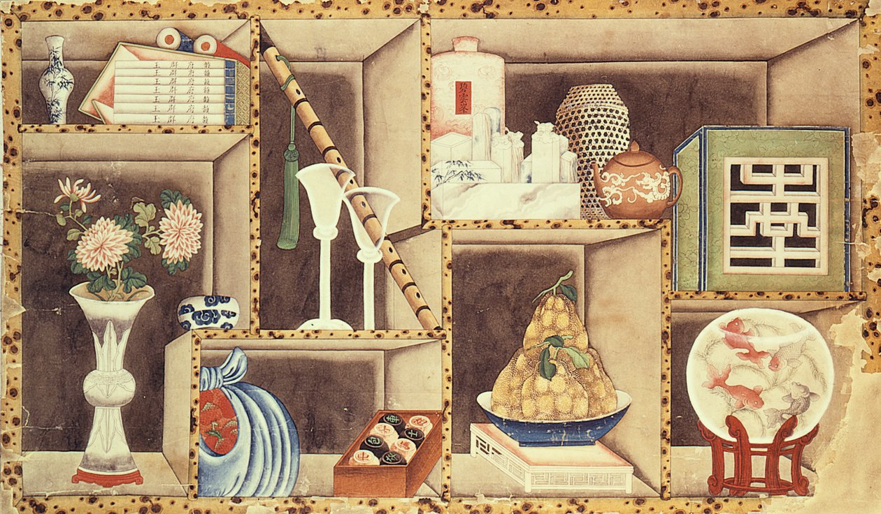 Çin Nesnelerinin Trompe Loeil