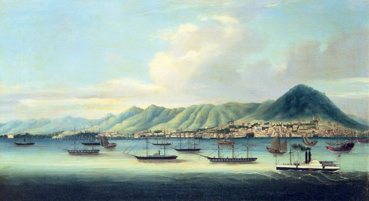 Victoria Adası, Hong Kong by Chinese School