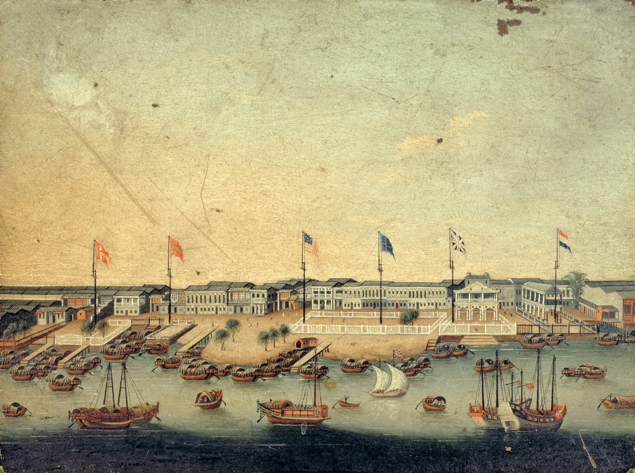 Danimarka, Avusturya, Amerika, İsveç, İngiliz ve Hollanda fabrikaları ile Kanton