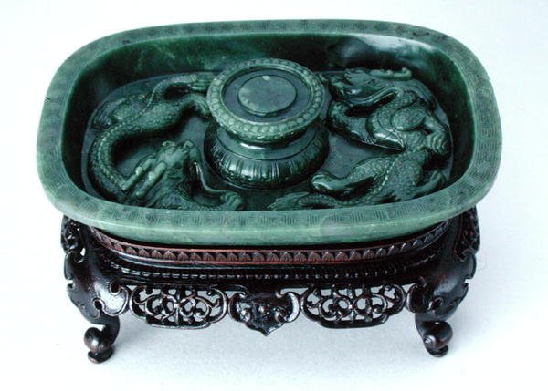 İmparatorluk dolap, Qianlong (taş ve ahşap) (ayrıca bkz. 193853) by Chinese School Chinese School