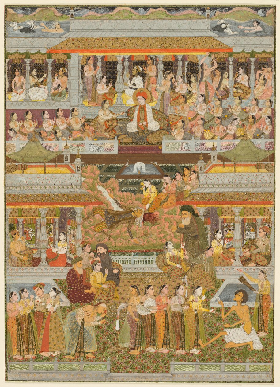 Aşıklar ve sevgililer: Fars, Urdu ve Sanskrit edebiyatından sahnelerin bir bileşimi by Chitarman II