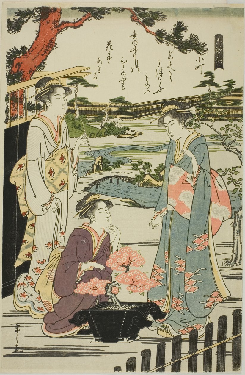 Komachi, "Altı Ölümsüz Şair (Rokkasen)" dizisinden by Chobunsai Eishi