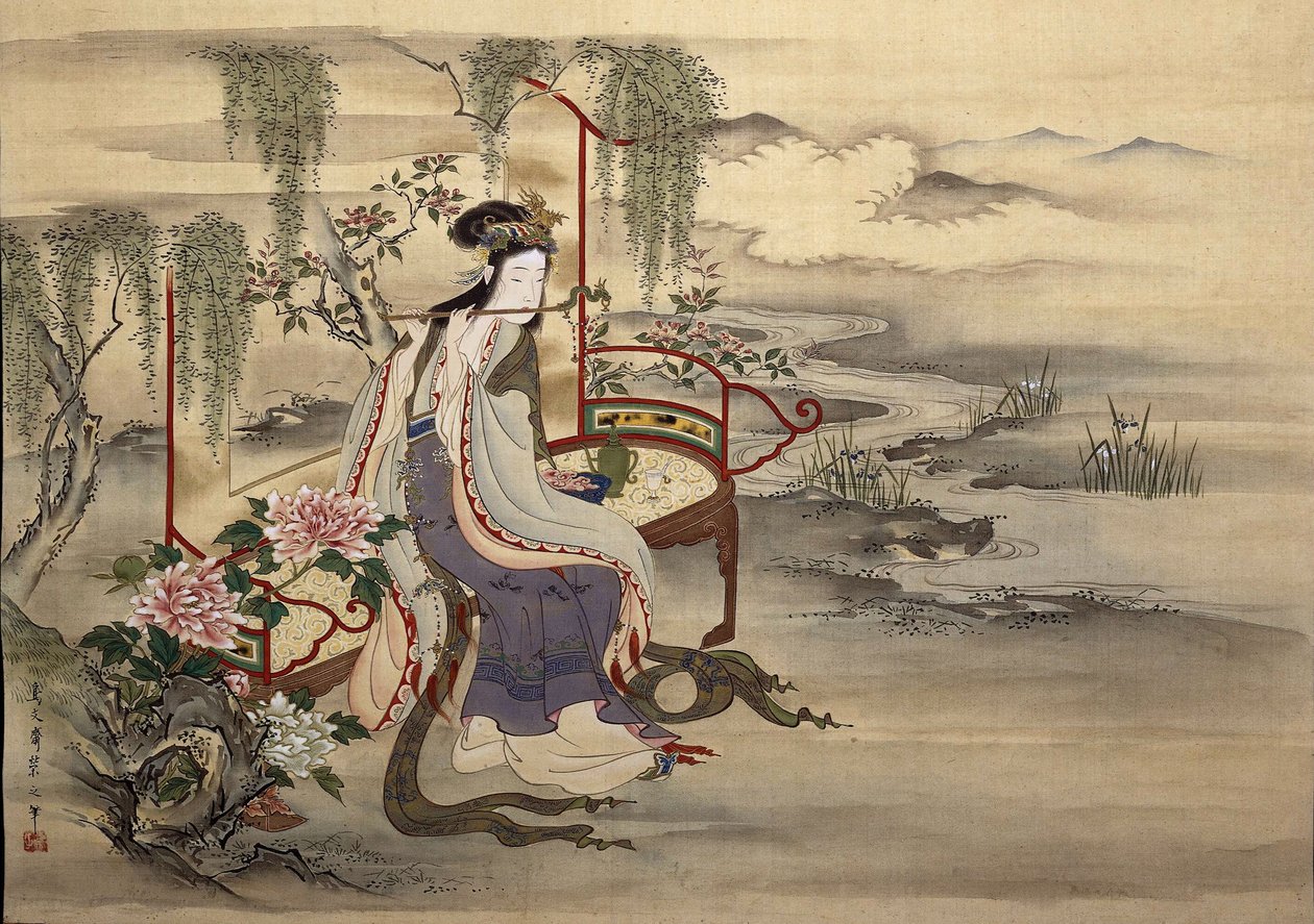 Çinli güzellik yang GUI olmayan, 1810-1815 ovun. by Chobunsai Eishi