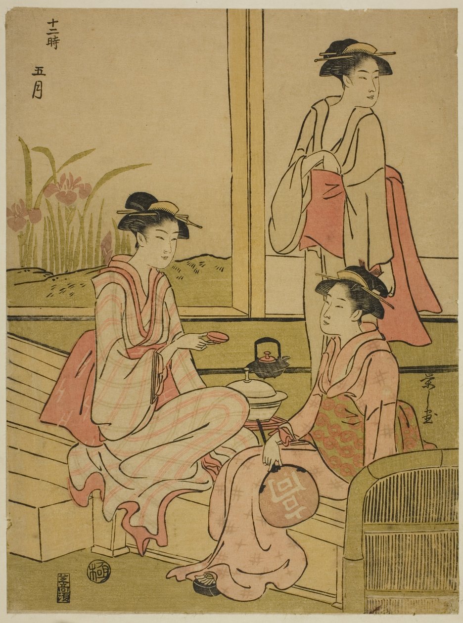 Beşinci Ay (Gogatsu), "On İki Ay (Juni toki)" dizisinden by Chobunsai Eishi